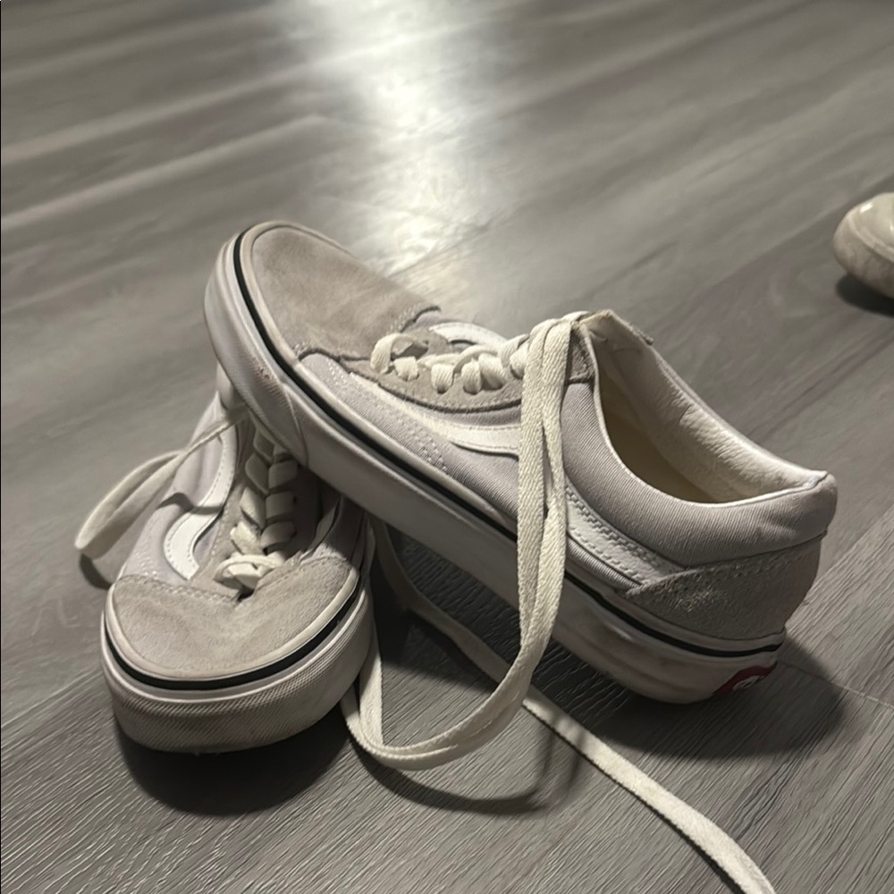 Vans Women’s Grey/Blue Sneakers